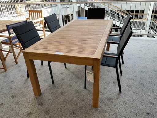 Green Home & Niehoff - Gartentisch mit 5 Stühle